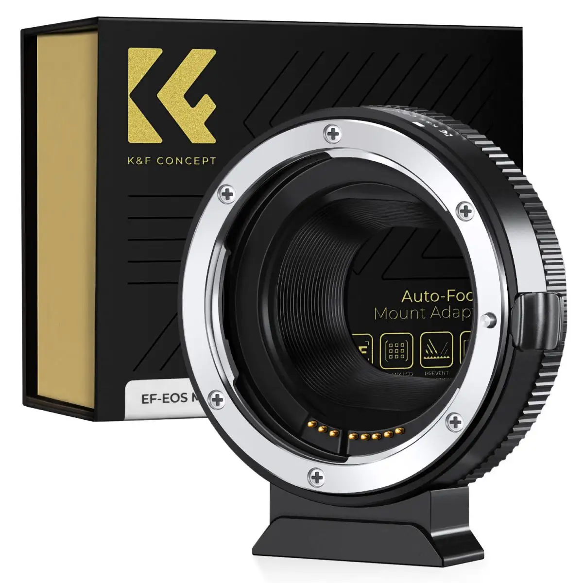 

K&F Concept EF to EOS M Adapter Auto Focus Lens Mount Adapter for Canon EF EF-S Lens and Canon EOS M M6 M50 M200 Mount Cameras