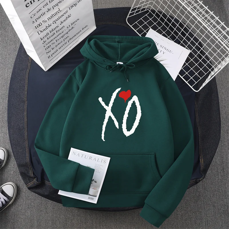 The Weeknd Xo Rapper Funny Womens Hoodie Pullover Streetwear Harajuku Hoodies Women Hip Hop Fleece Sweatshirt Unisex Clothes
