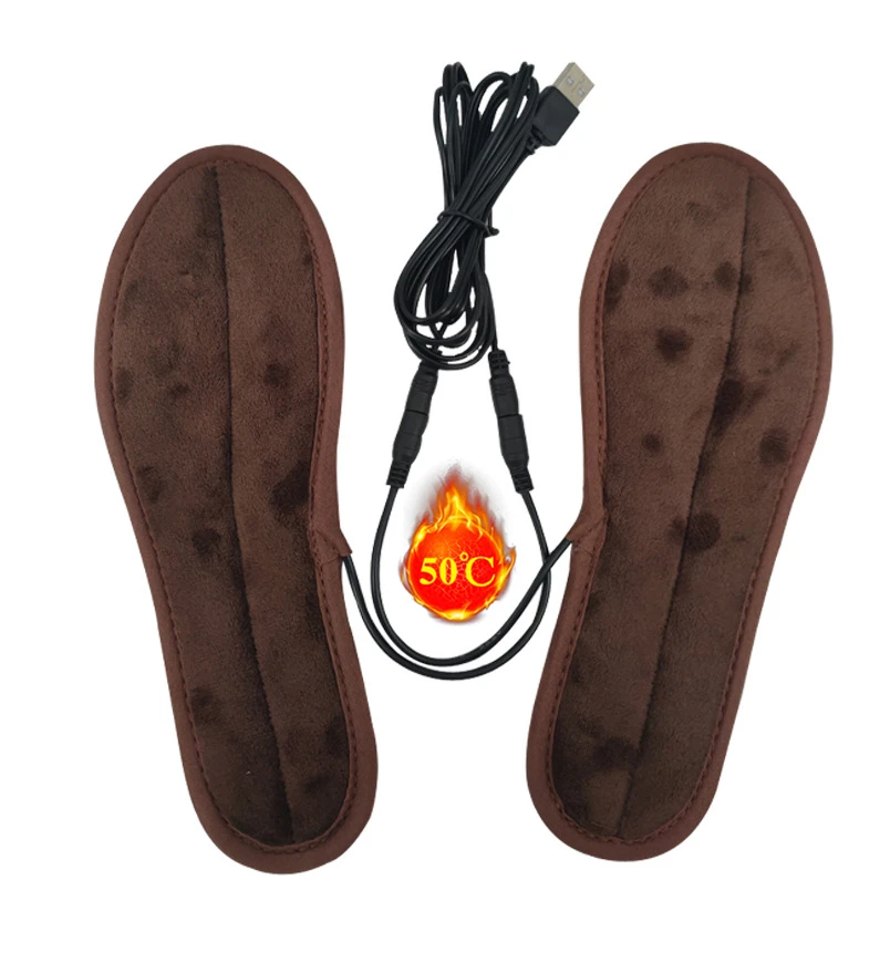 1 Paar Inlegzolen Elektrische Verwarmde Inlegzolen Warme Sokken Voeten  Heater Usb Voet Winter Warmer Mh56 Camping Wandelen Accessoires|Inlegzolen|  - AliExpress
