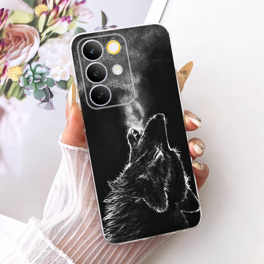 Stylish Flowers & Butterfly Painted Soft Slim Phone Case