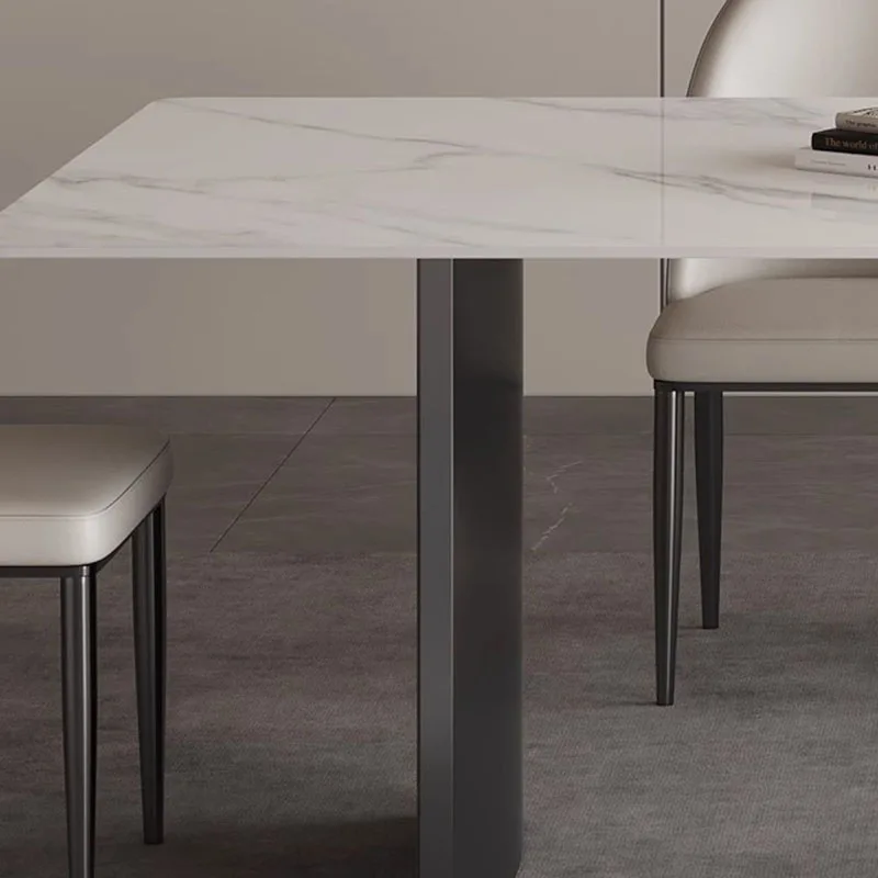 Tavolo da pranzo apribile di Design sedie di lusso italia tavolo da pranzo vivente 8 persone rettangolo Mesa De Jantar accessori per la decorazione