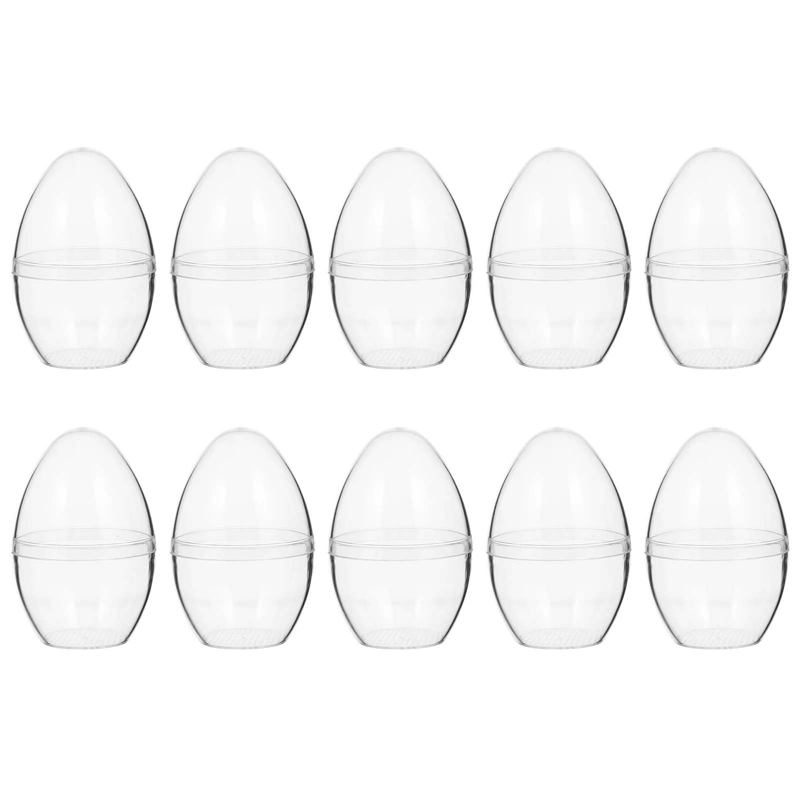 Bath Transparent Egg Balls Eggs Clear Ornament Bubble Machine Mold Easter Empty Case
