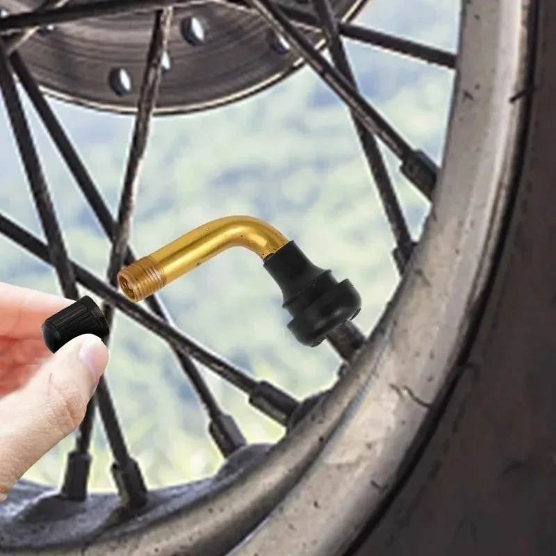 PVR70 PVR60 PVR50 타이어 밸브 스템 알루미늄 합금 오토바이 튜브리스 타이어 밸브 키트 전기 스쿠터 자전거 휠 교체용