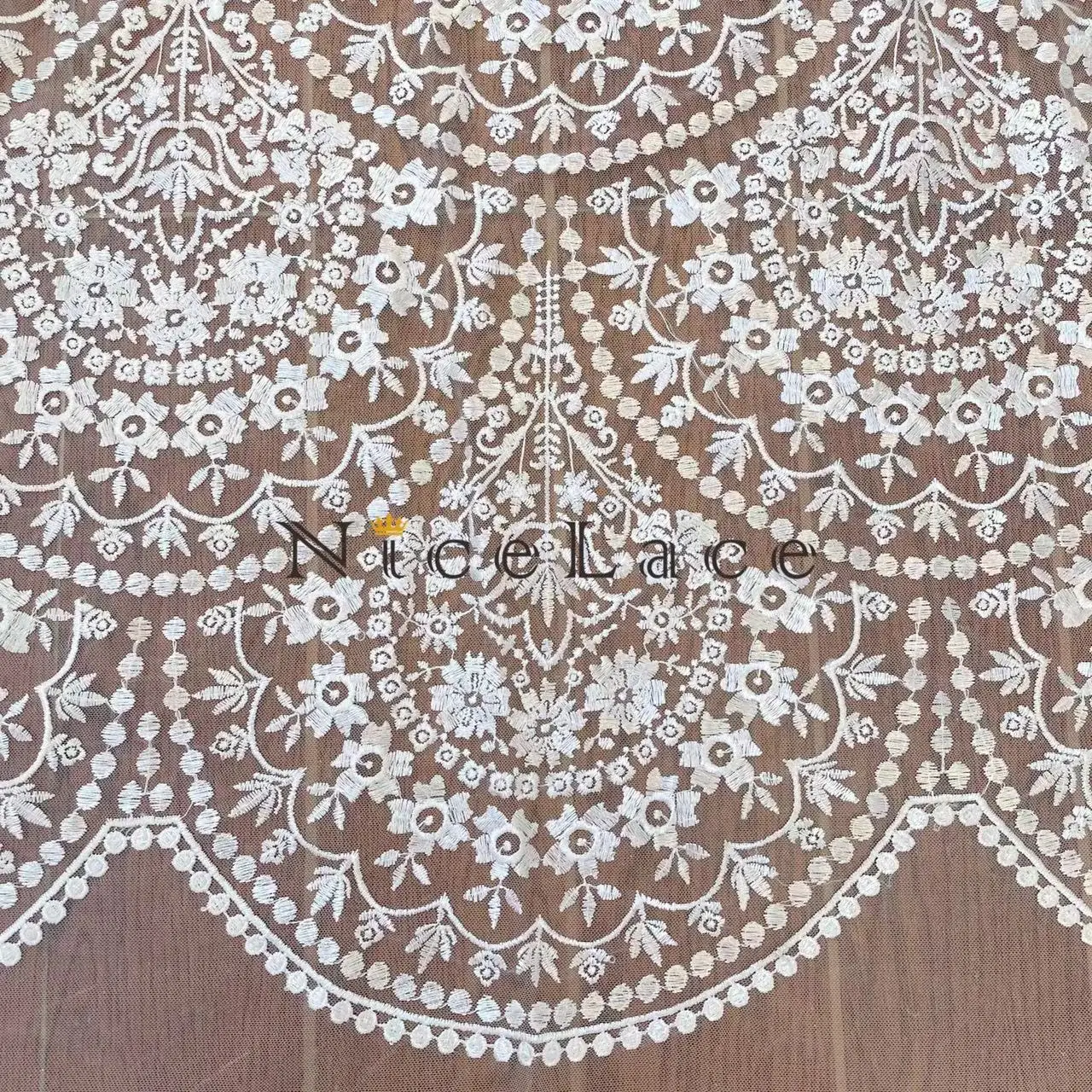 

Nicelace Высококачественная Женская ткань из полиэстера с вышивкой кружевная ткань аксессуар с мягким тюлем для модной одежды ширина см