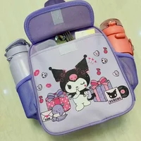 Sanrio Kuromi Cartoon Pattern PU Lunch Box Storage Bag,  Women Portable Large Capacity Bag, Suitable For Outdoor Camping Travel 5