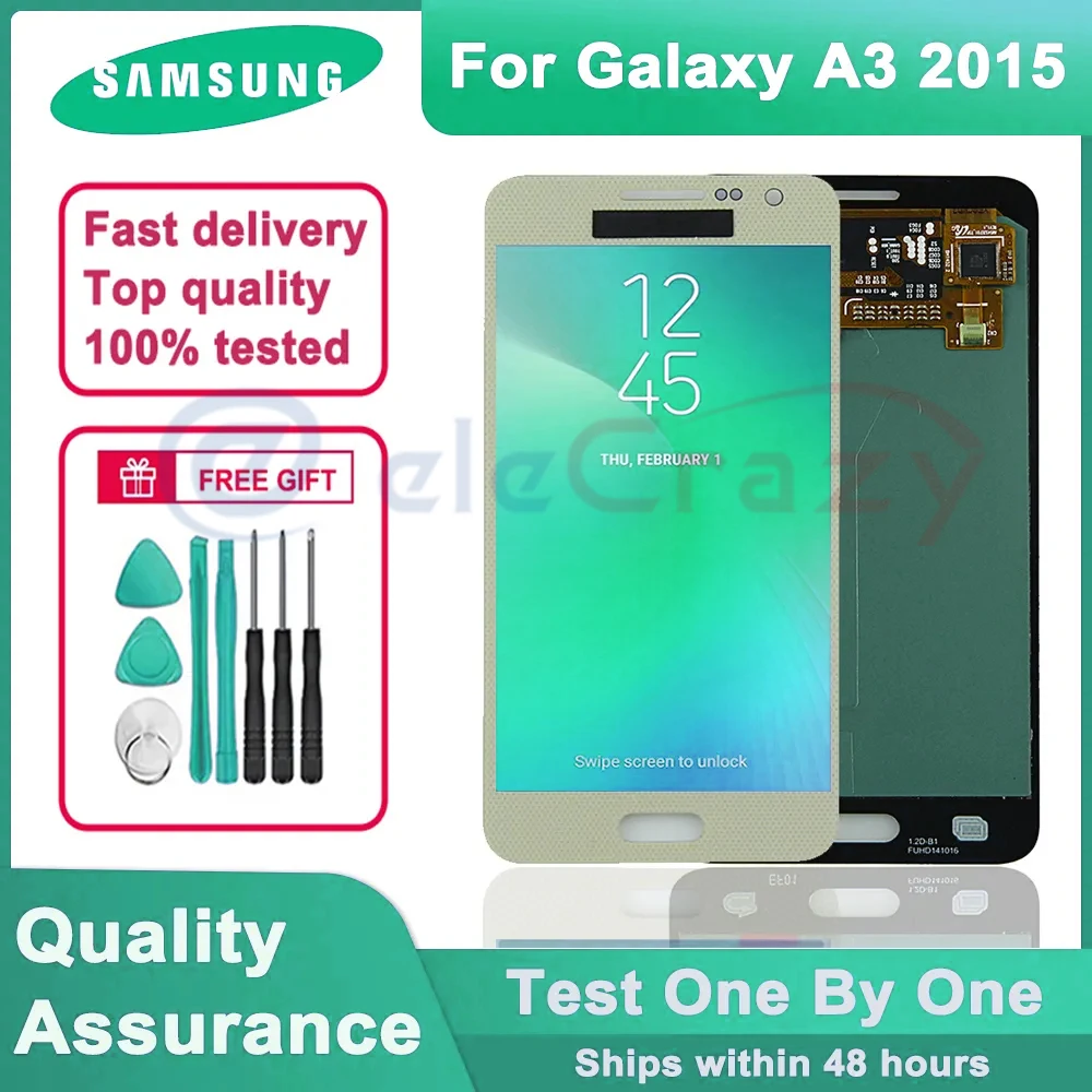 

4.5" Original LCD Display for Samsung Galaxy A3 2015 A300 A3000 A300F LCD touch screen digitizer assembly For Galaxy A3 2015 LCD