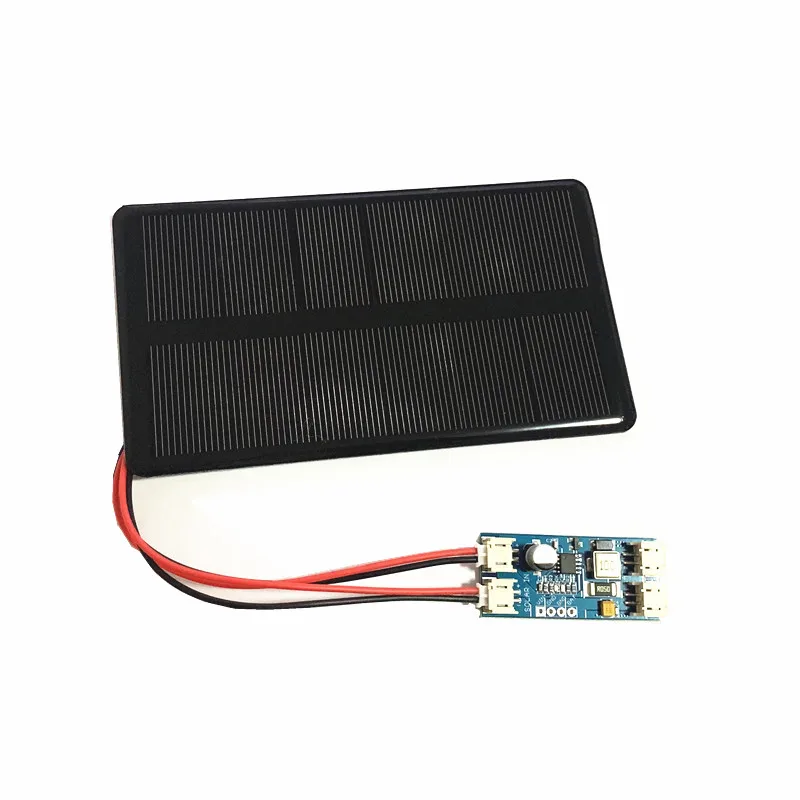 Compact 6V Monocrystalline Silicon Solar Panel with Built-in Solar Charger