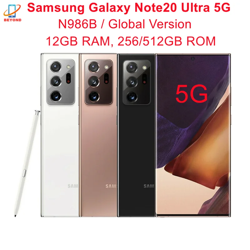Samsung Galaxy Note20 Note 20 Ultra 5G N986B Global Version 6.9