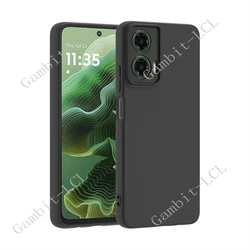 Soft TPU Protective Back Shell Case for Smartphone - Enhanced Durability and Grip (Black)