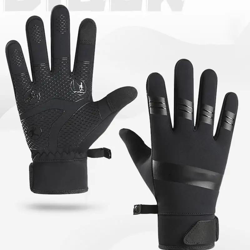 Winter Gloves Winter Windproof Cycling Gloves Thermal Waterproof Snowboard Gloves Touchscreen Snow Gloves For Women Men Outdoor 2