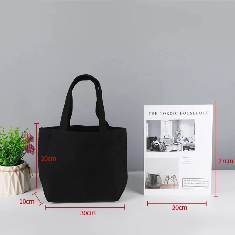 Anpassbare Canvas-Einkaufstasche, einzelne Schulter-Einkaufstasche, Studenten-Werbung, leere Handheld-Logo-Tasche, Tragetaschen des chinesischen Herstellers