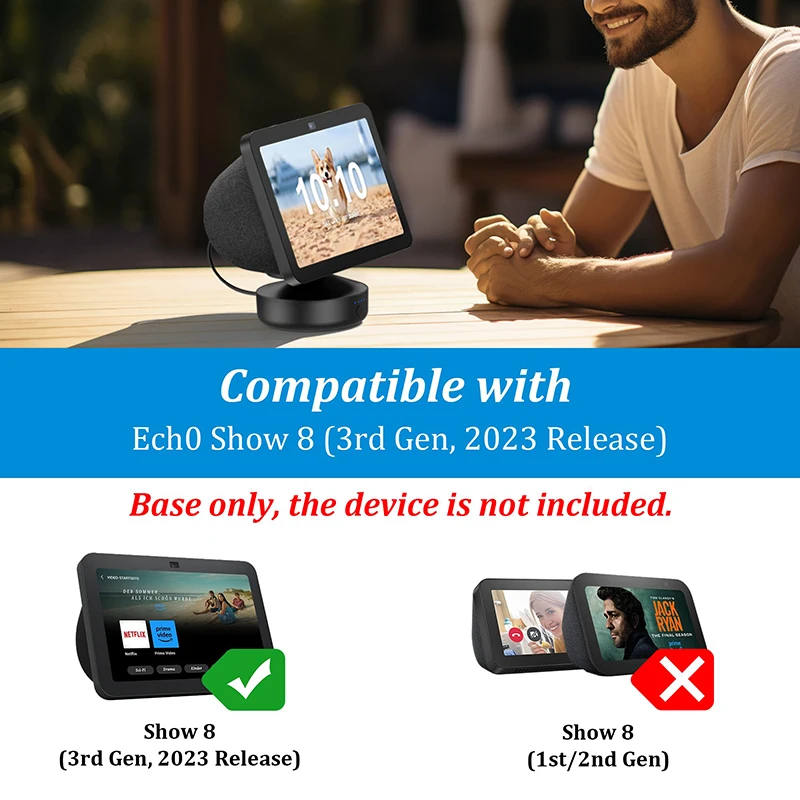 echo show 5 (第3世代) &バッテリーベースPlusAcc Amazon | GGMM Ech0 Show 5第3世代用 バッテリーベース スタンド