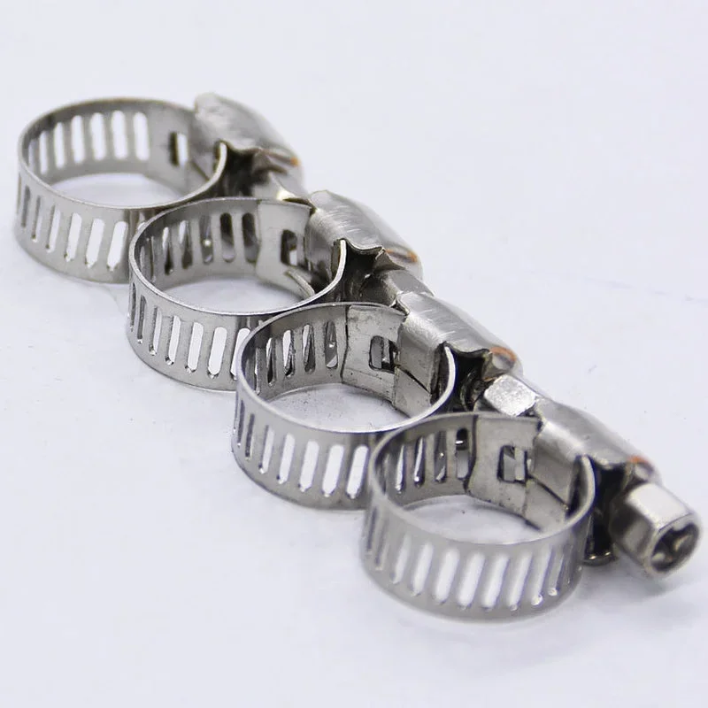 10 Pcs Hose Pipe Clamps 6mm To 12mm