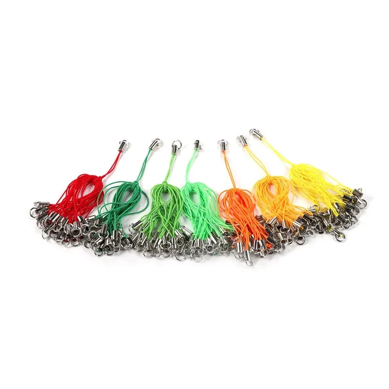 Assorted Pack of Lanyard Straps with Lobster Clasp Keychain Hooks - Decorative Keyring and Charm Set Accessories
