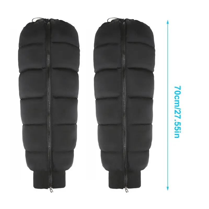 Motorcycle Knee Pads Winter Warmer Pants Leg Cover Windproof Leg Gaiter Sleeve For Motorcycles Camping Hiking Cycling Leg Covers