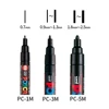 16pcs Japan UNI POSCA Markers Set Acrylic Graffiti Drawing Permanent Waterproof Children's Drawing PC-3M/1M/5M Art Supplies 2