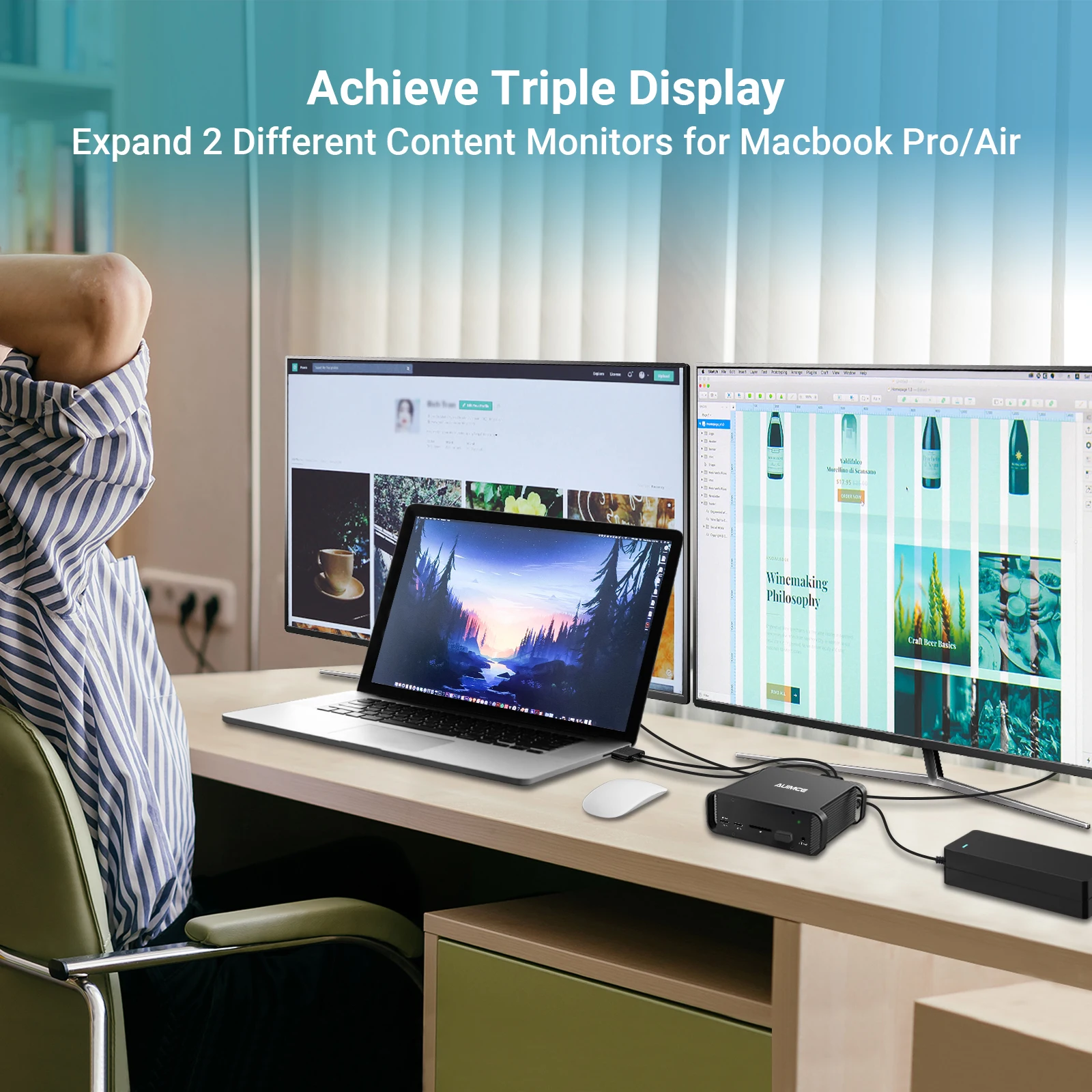 ŷ ̼ USB C ƺ   2 HDMI 4K 60Hz USB3.0 PD 18W RJ45 AC  , SD ī , ƺ  