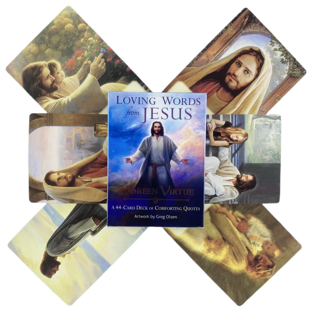 Loving Words From Jesus Oracle Cards A 44 Tarot English