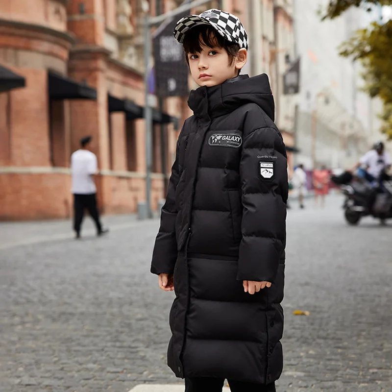 25 Degree winter new fashion children's down jacket Black warm