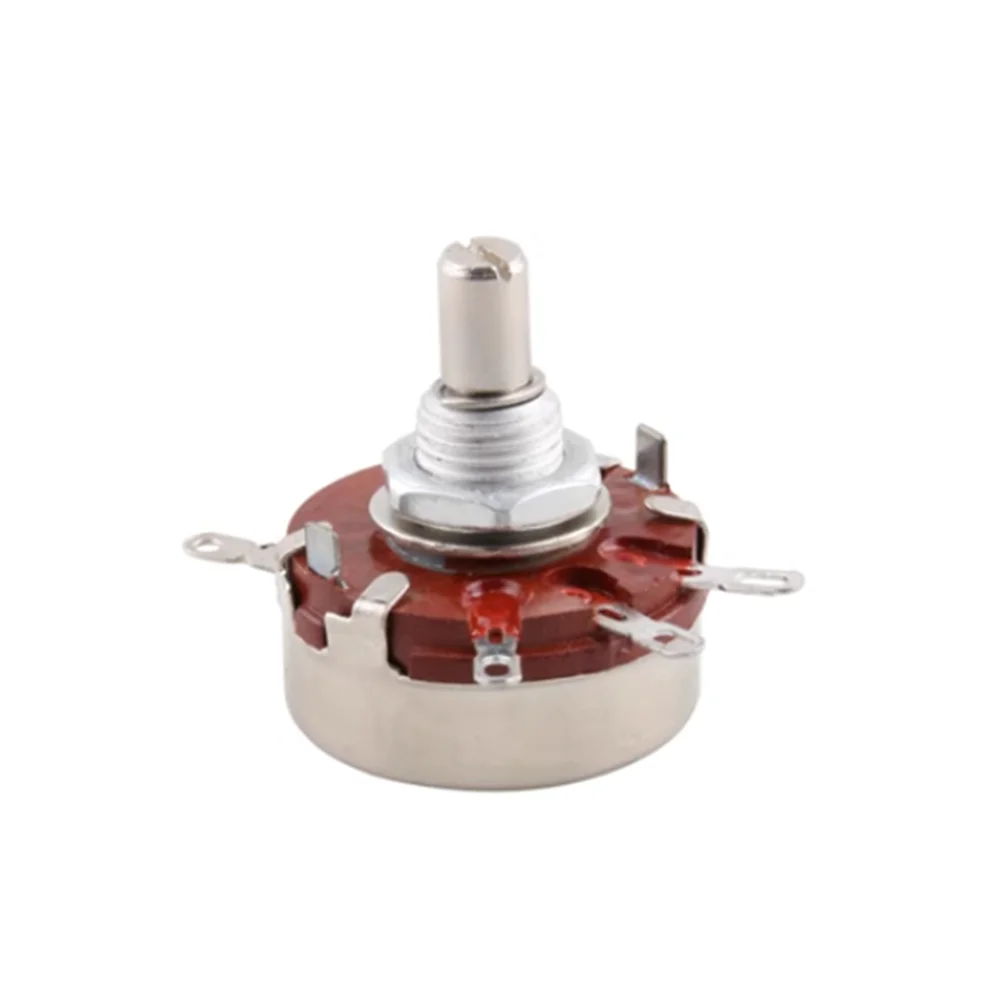 Potentiometer Variable Resistor VR Resistance DIY Electronic 2PCS WTH118 1K 4.7K 10K 47K 100K 220K 330K 470K 1M Ohm 1A 2W multiturn potentiometer linear potentiometer rotary potentiometer potentiometer kit trimmer potentiometer adjustable resistor electronic components