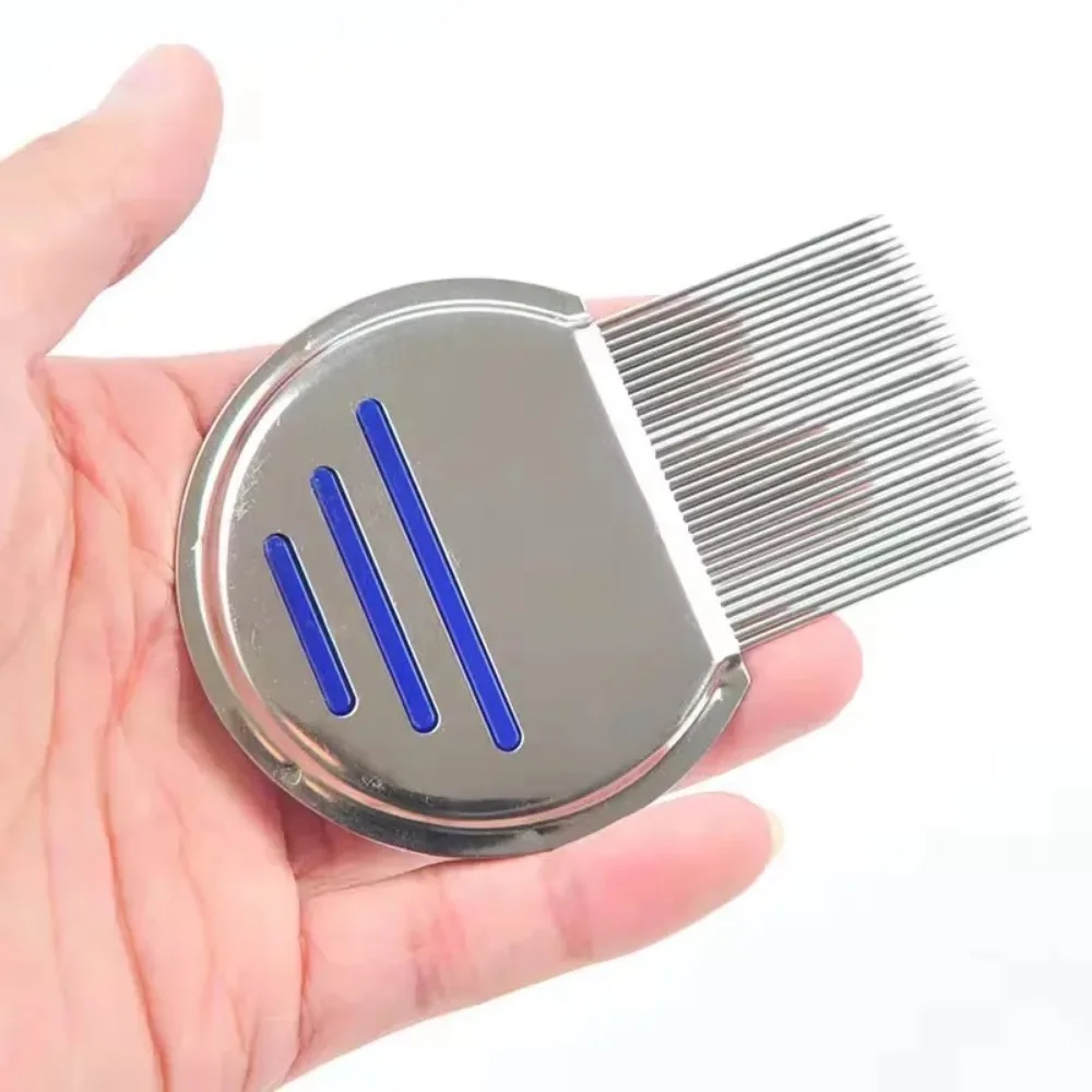 3 Styles Stainless Steel Terminator Lice Comb Kids Hair Rid Headlice Super Density Teeth Remove Nits Comb Nit Free 5