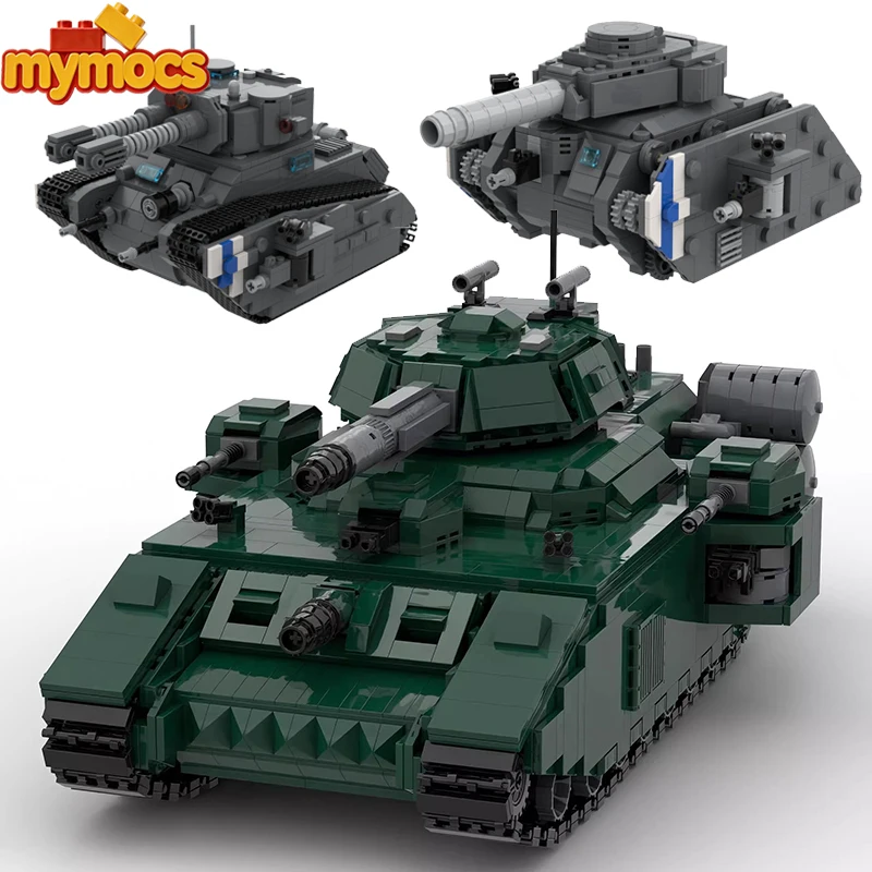 Mymocs Game Battle Militärpanzer Bausteine Land Raider Predator Immolator Rhino APC Gepanzerte Fahrzeuge Sets Bausteine Spielzeug Geschenk