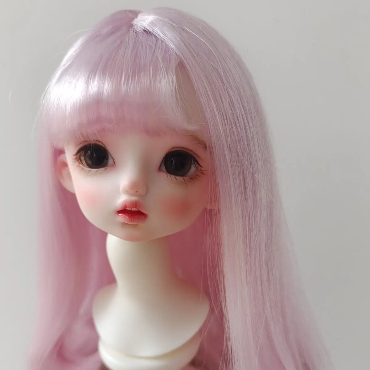 

New 1/4 1/6 1/8 Doll Wig Diy Girl Toys Dress Up Handmade Straight Hair Birthday Gift Fashion Doll Accessories,no Doll