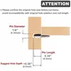 10pcs Mini Laminate Support Pegs Spoon Shape Shelf Bracket Furniture Hardware Glass Plate Holder Cabinet Closet Fixing Bracket 3