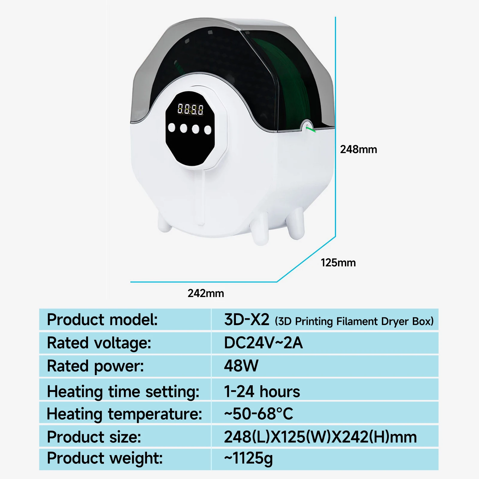 Filament Dry Box for 3D Printing — Kingroon 3D