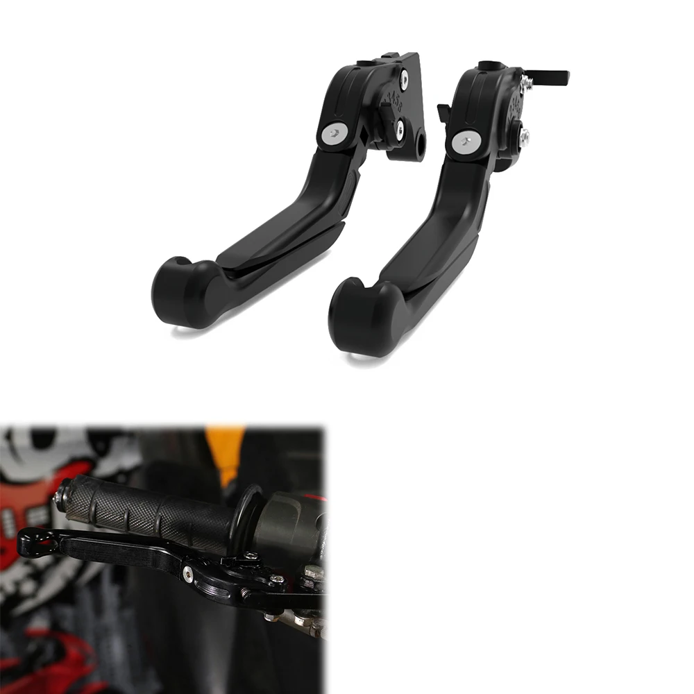오토바이 조절 가능한 접이식 확장형 브레이크 클러치 레버, 스즈키 DL650 V-Strom 650 V-Strom 250 V-Strom 800 GSR600 GSR750