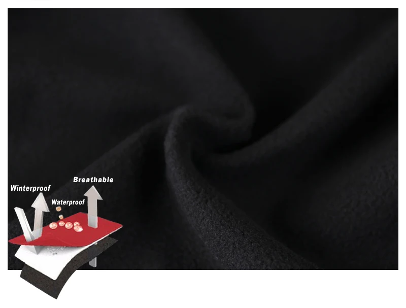 X-TIGER Rad trikot Winter Thermo Fleece Herren Fahrräder Kleidung wind dichte Fahrrad reflektierende Fahrrad jacke Sportswear – Detail 6