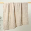 6 Layer Cotton Gauze Baby Blanket Newborn Muslin Baby Bath Towel Soft Swaddle Wrap Stroller Blanket Lange Bedding Items 2