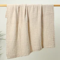 6 Layer Cotton Gauze Baby Blanket Newborn Muslin Baby Bath Towel Soft Swaddle Wrap Stroller Blanket Lange Bedding Items 2
