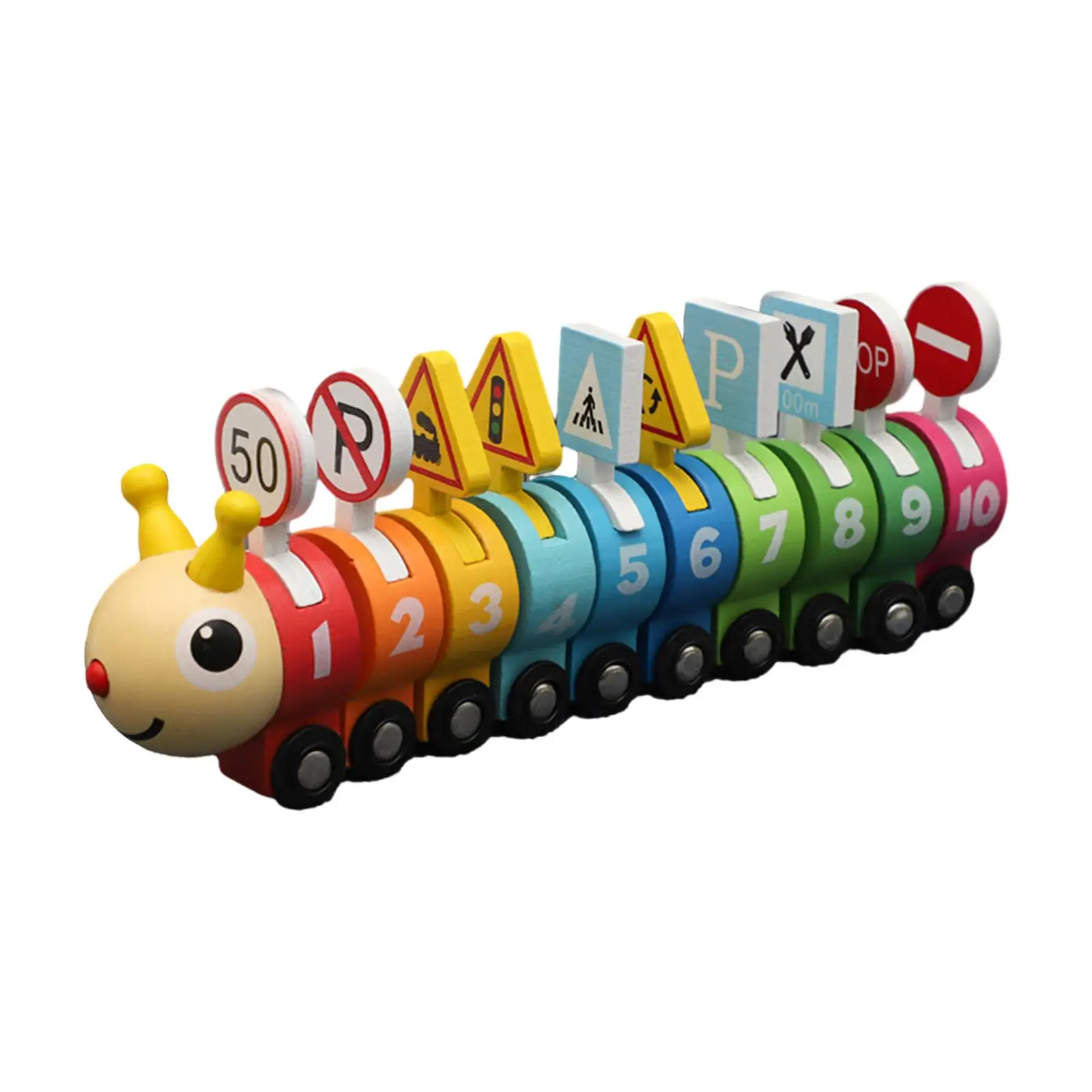 

Animal Train Toy Multifunctional Building Train for Baby Ages 2+ Kids