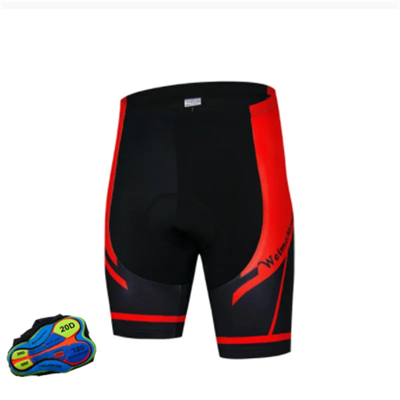 Men's Black Cycling Shorts MTB Bike Bicycle 20D Padded Bib Short MTB Shorts Elastic Bicycle Pants