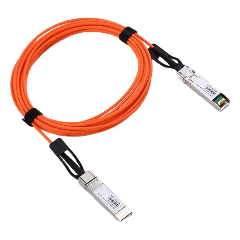 [EYELNEW】 Mikrotik 스위치 호환 10G SFP+ AOC OM2 케이블 10Gbps 5M LSZH 10G SFP+ AOC Om2cable