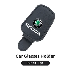 Enhanced Car Sun Visor Glasses Clip Holder - Interior Accessory (Black)