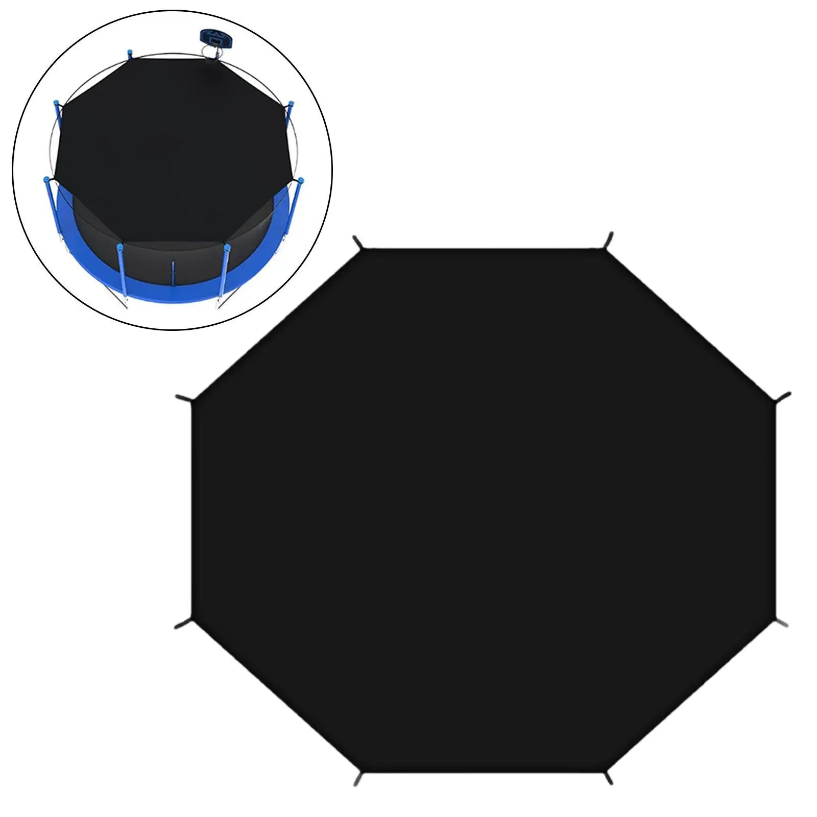 Trampoline Sunshade Cover Only 16ft Protective Cover Trampoline Top Cover Tearproof Black Trampoline Sun Protection Cover Trampoline Sunshade Cover Only 16ft Protective Cover Trampoline Top Cover Tearproof Black Trampoline Sun Protection Cover