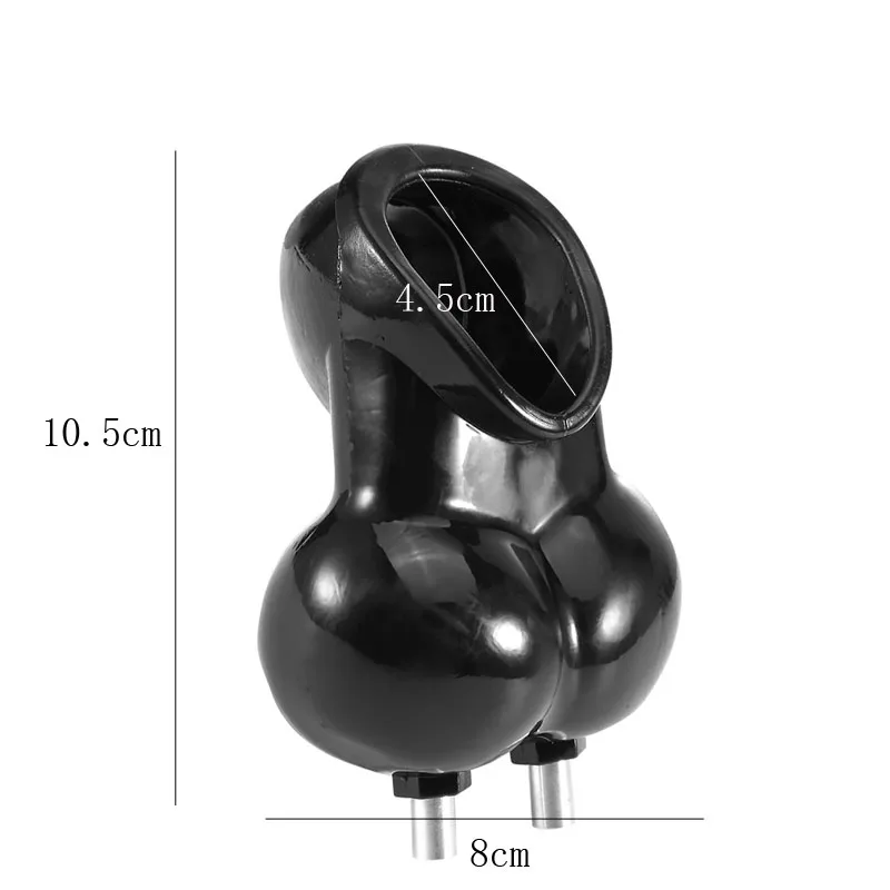 BDSM Electro Shock Scrotum Ring Sex Ball Stretcher Chastity Electric Shock Cock Cage Device Penis Stimulator Sleeve Male Sex Toy electro sex toys electric sex toys