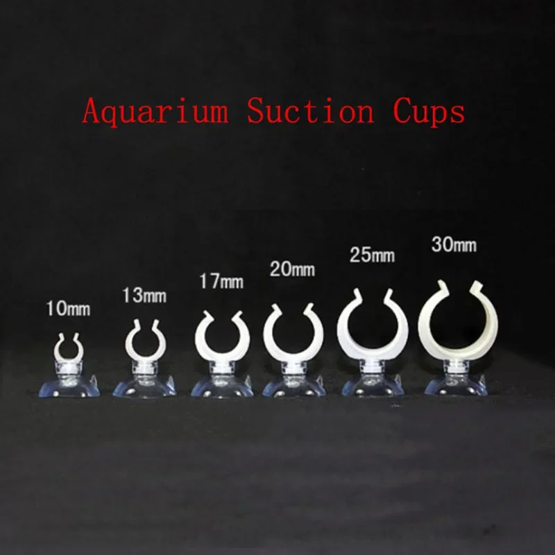 

5pcs Aquarium Suction Cup Air Tube Holder Sucker for Fish Tank Pump Oxygen Air Tube Fixing Clip 4/5mm Accessories