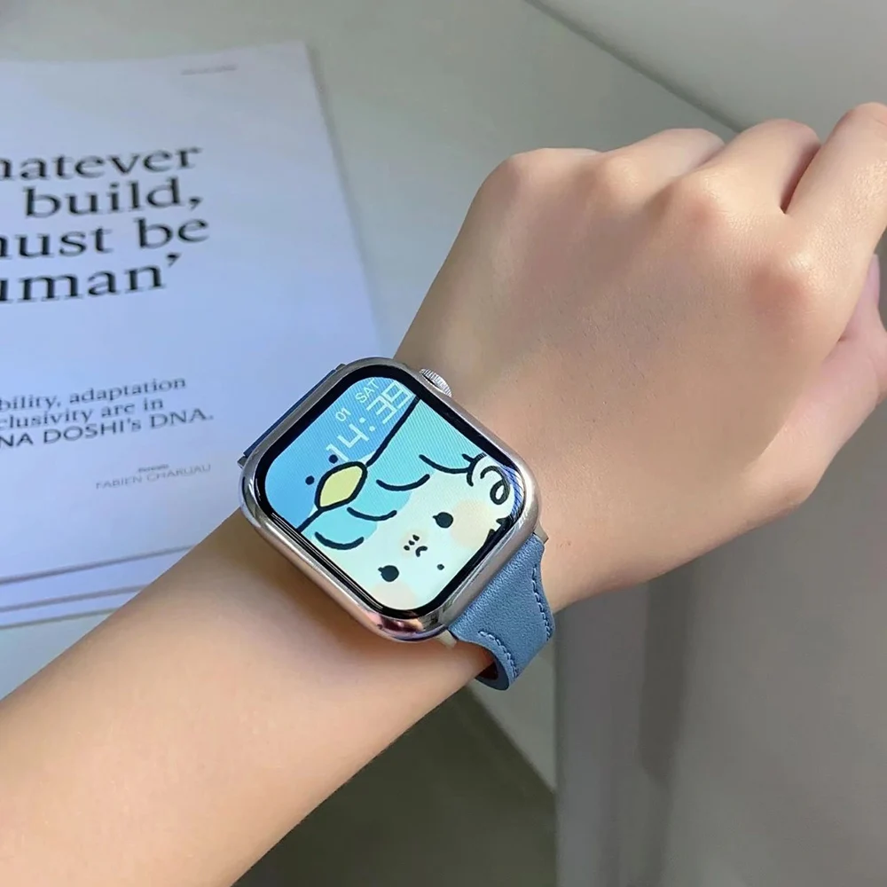

Роскошный ремешок для iwatch Series 7 41 мм 45 мм 6 SE 5 4 3 Кожаный ремешок с трендовым узором для часов Apple Watch Band 38 мм 42 мм 40 мм 44 мм