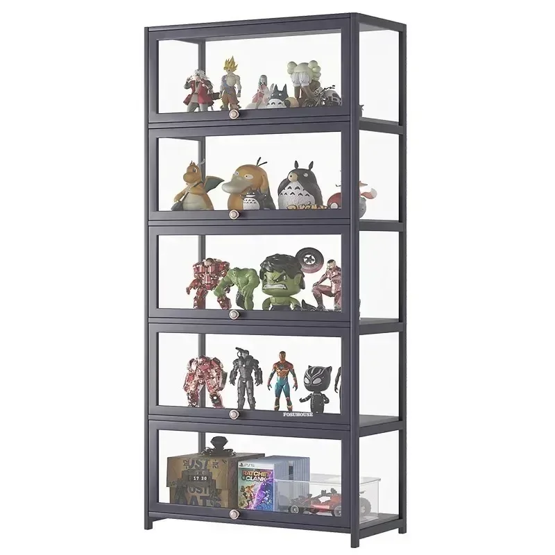 Nordic Minimalist Acrylic Display Cabinets Home Bar Wine Storage Rack Cabinet for Living Room High-end Showcase Home Furniture