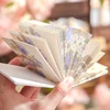 60Pcs/bag Sticky Note Book Dream Of Flowers Series Chinese Style Flower Hot Stamping Sticky Note Written Scrapbook Decoration 2