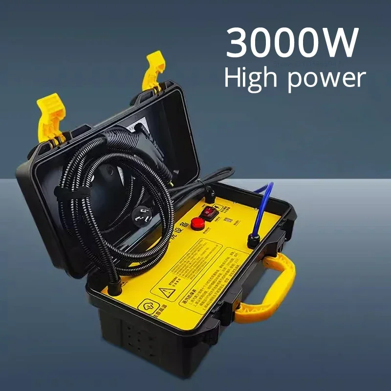 Commercial Steam Cleaner 3000W Air Conditioning Cleaning Machine Kitchen Hood Car Steaming Cleaner Sterilization Disinfector 5