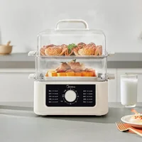 Electric steamer multifunctional household three-layer steaming pot multi-layer large capacity steamer 1