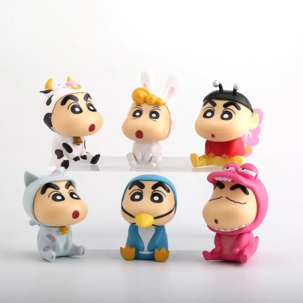 Crayon Shin Chan Action Figure Japanese Kawaii Figurines Collectibles