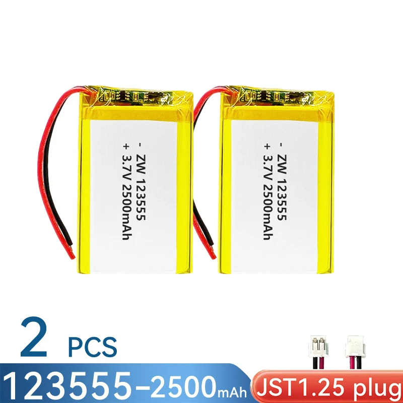 2PCS JST1.25 plug