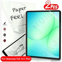 Premium 2 - Pack Paper Feel Screen Protector for Tablets - Ultra Clear, High Sensitivity, Anti - Scratch TPU Film (Samsung Tab A11 Plus)