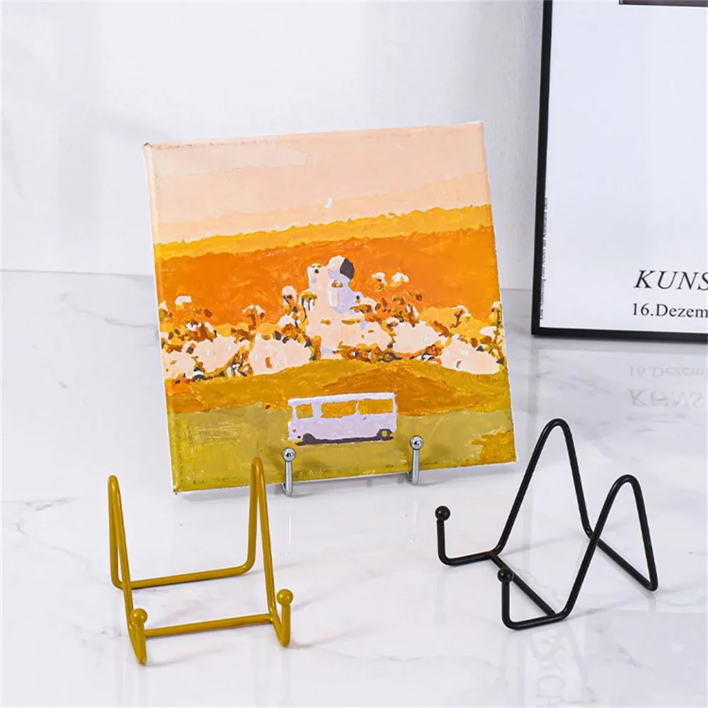 Espositore Da 6 Pollici Per Cornice Per Foto Supporto Per Piastra In Ferro Per Cavalletto In Metallo Scaffale Per Orologio Da Libro Cavalletto Decorat