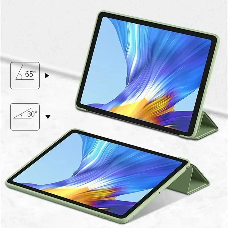 Premium Protective PU Flip Case for 13.2-Inch Tablet - Liquid Silicone Shockproof Smart Cover